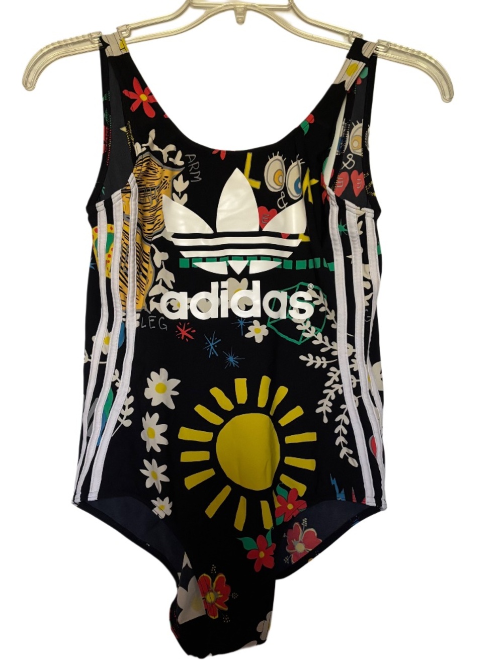 Women’s Adidas Originals x Pharrell Williams Artist Suit Swimsuit Sz Md